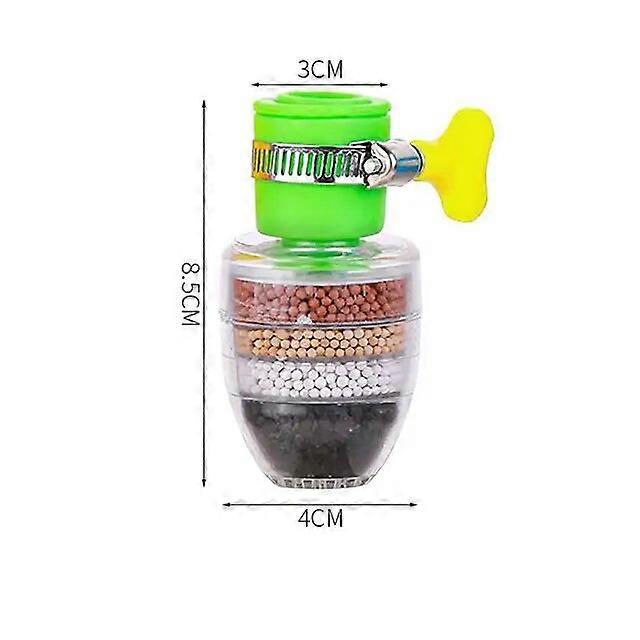 6-layers Purifier Tap Filter Water Saving Kitchen Faucet Bubbler Activated Carbon Filtration Shower Head Nozzle Cleaning Filters