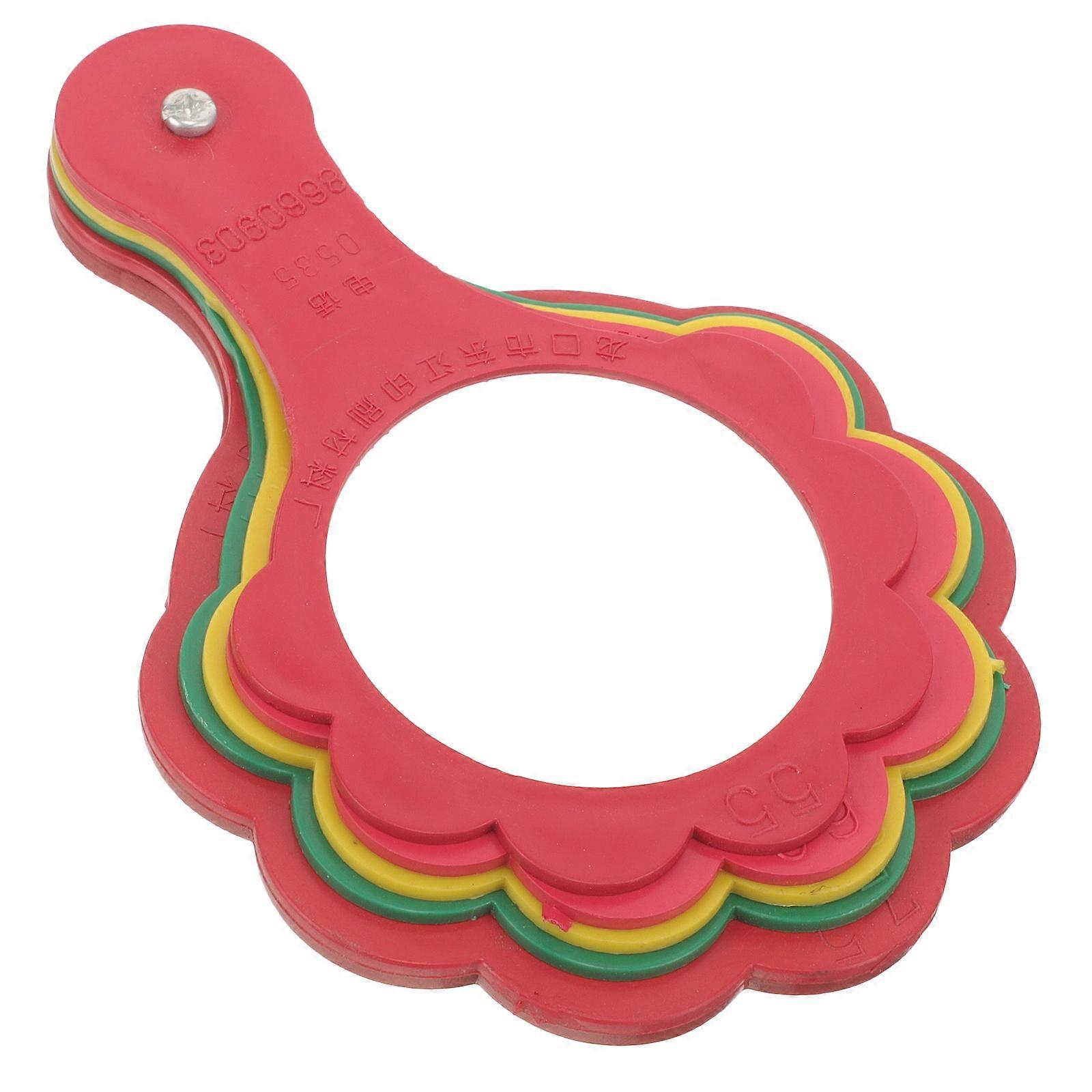 Fruit Diameter Measuring Tool Practical Plastic Fruit Diameter Measuring Ruler