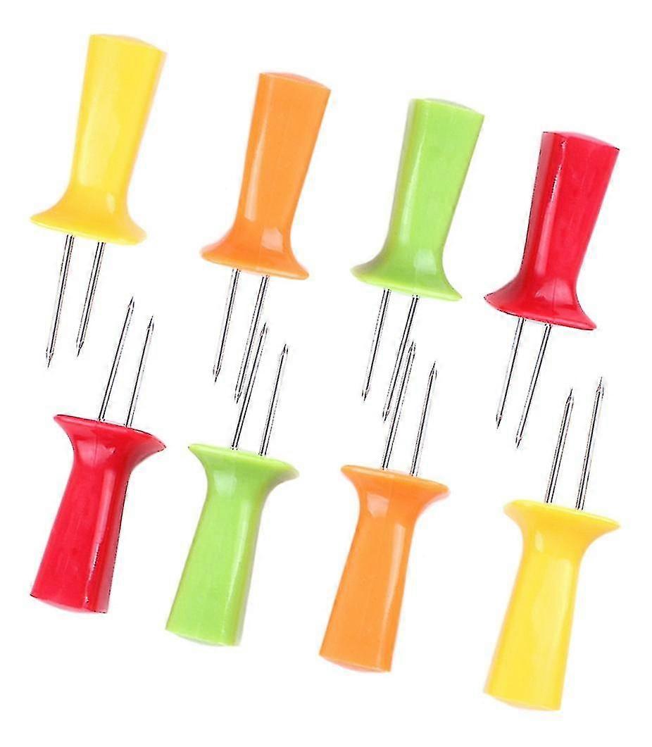 Wearing Corn Maker Fruit Fork Cutlery Fork Bbq Outdoor Corn Fork (8pcs)