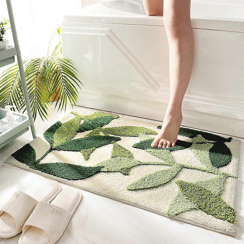 Tongcheng-45*65cm-Non-slip Bath Mat,Soft Microfiber Shower Mat,Water Absorbent,Machine Washable
