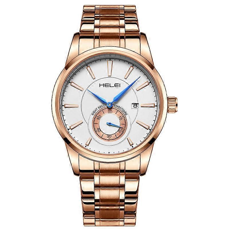 HELEI Night Light Waterproof Men Quartz Watch