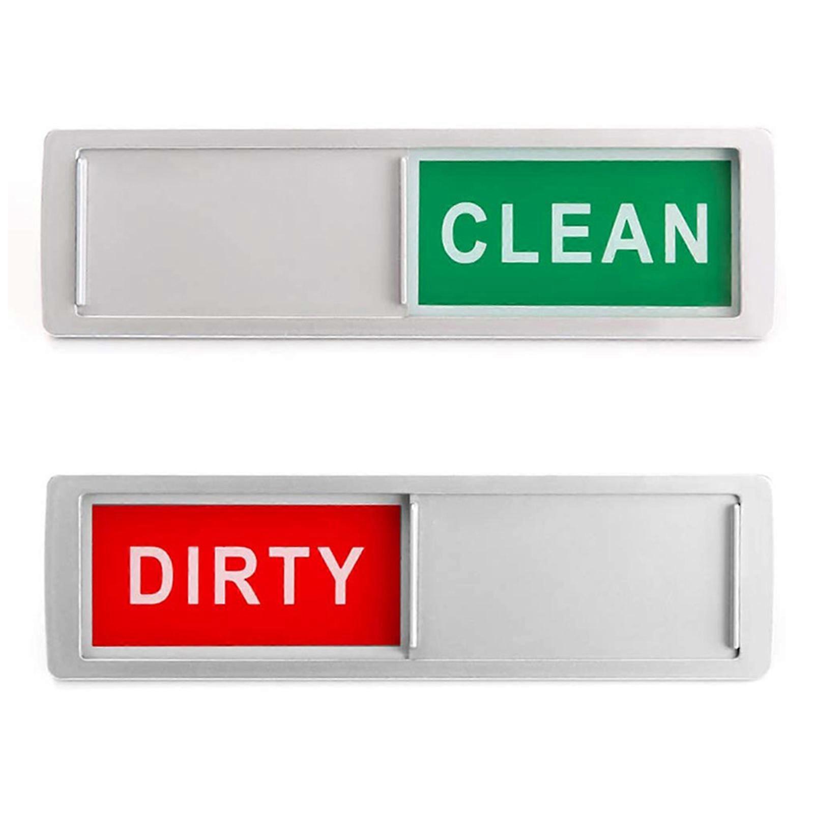 Propre Sale Signe Lave-vaisselle Aimant Non-Scratch Forte Signalisation Magnétique Indicateur Signe