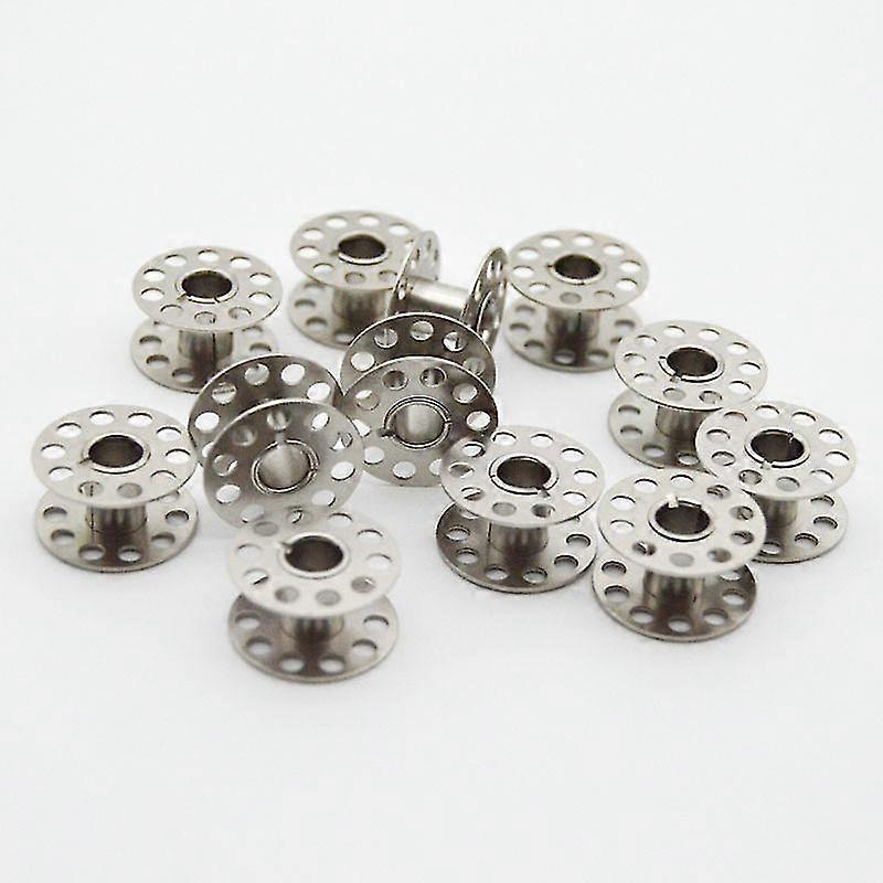 Metal Bobbins - Sewing Machine Spool Universal Fits Most Brands (20pcs, Silver)