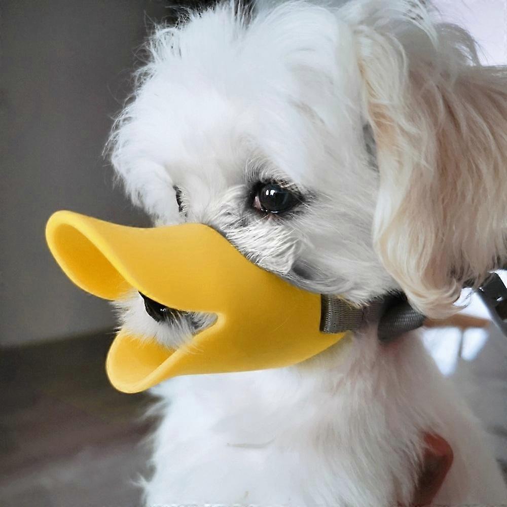 New style Small Pet Dog Muzzle Silicone Mask Dog Duck Muzzle Anti-bite Anti-Eating Anti-Barking Muzzle