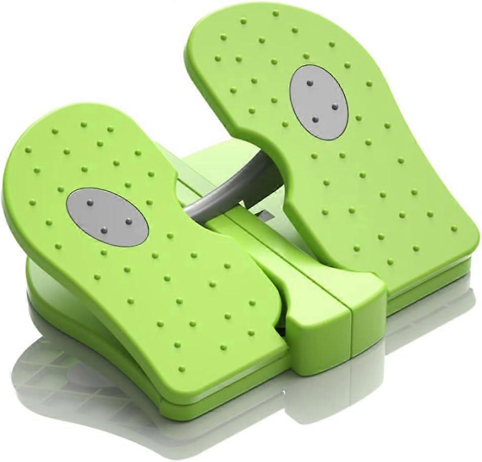 Mini-Stepper unter dem Schreibtisch Exerciser Fußpedal Faltbarer Fitness-Treppen-Stepper Green Exerciser Treppen-Stepper (Grün) (1 Stück)