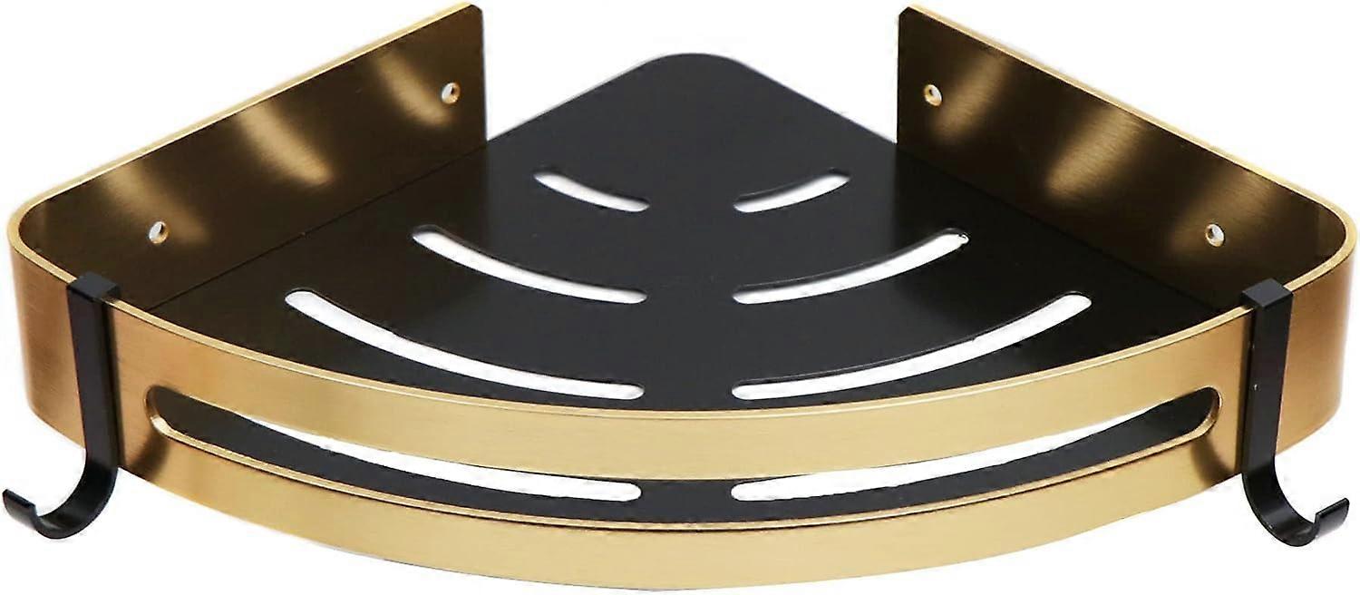 Kitchen Bathroom Aluminum Corner Shelf - Sticker Mount