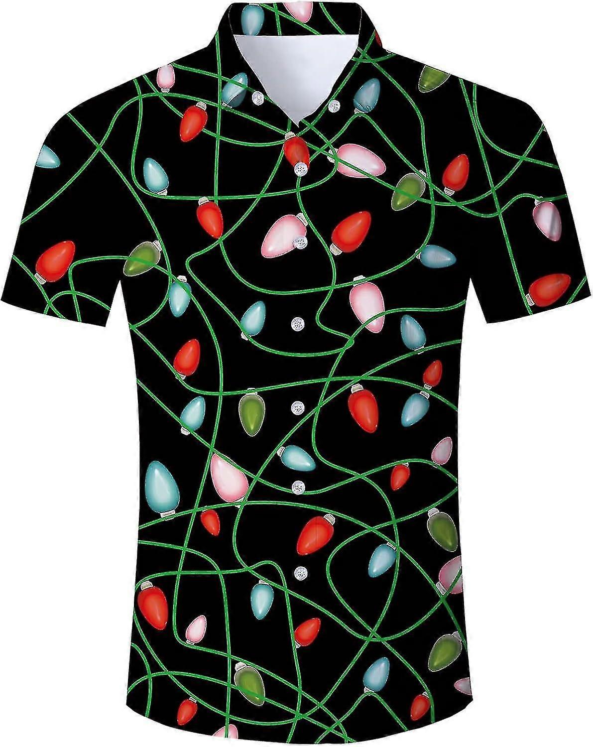 Men's Novelty Hawaiian Button Down Shirts