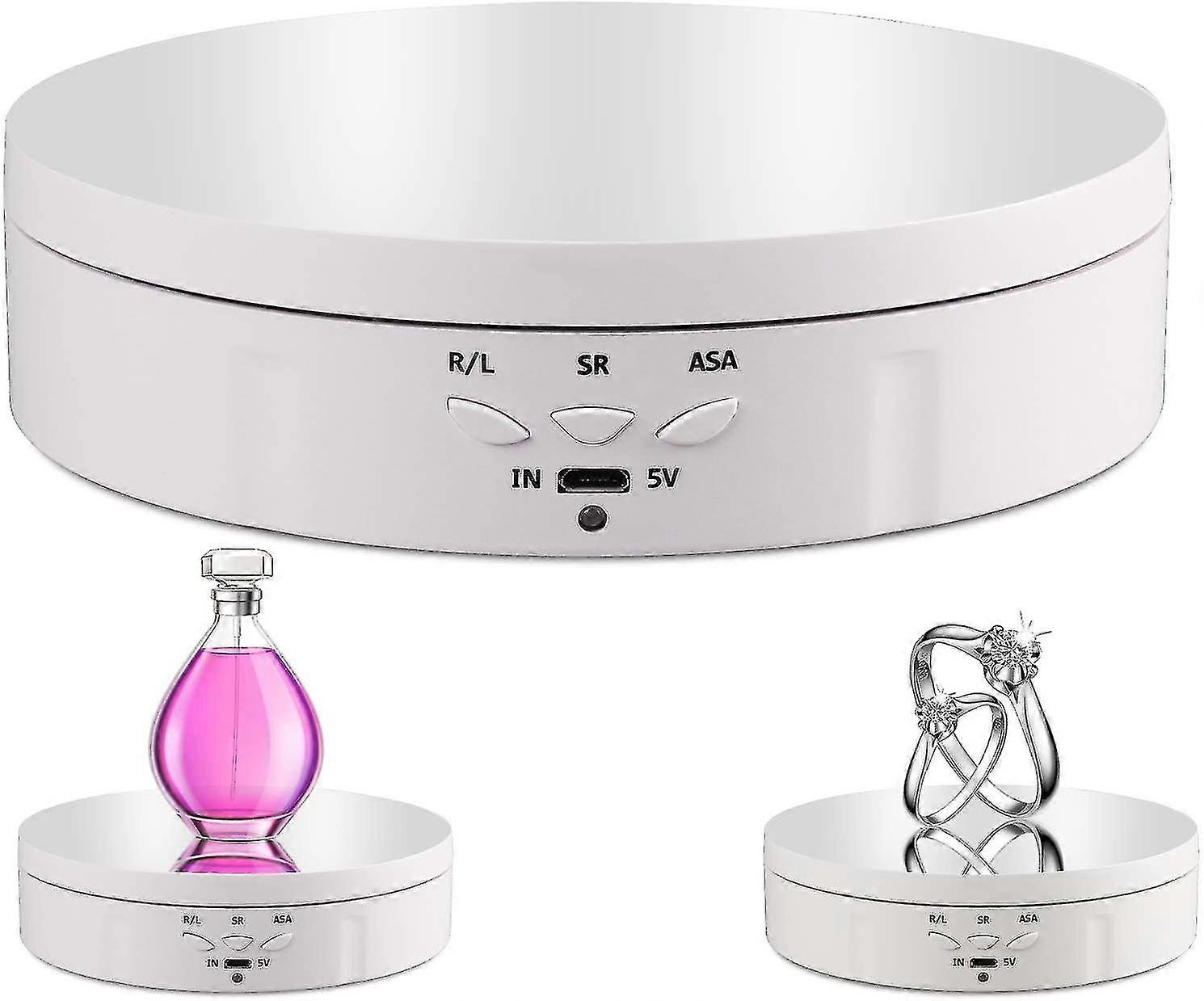 Motorized Rotating Display Stand,360 Degree Rotating Display Stand,3 Speeds,3 Display Angles