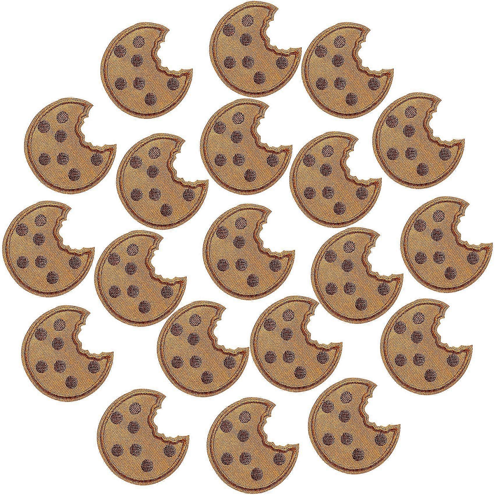 Cookie Pattern Embroidered Patches For Clothing