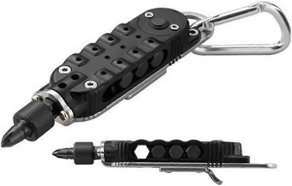 Multifunction Mini Gadgets Set Pocket Tools Travel Adjustable Screwdriver Keychain Outdoor Tools