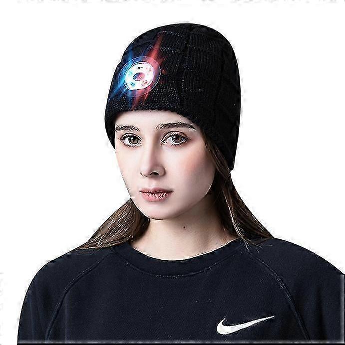 LED Light Beanie Hat Unisex Christmas Stocking Stuffer