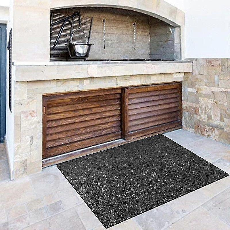 Fireproof Fireplace Rug Non Slip Protection Mat Flame Resistant Pad