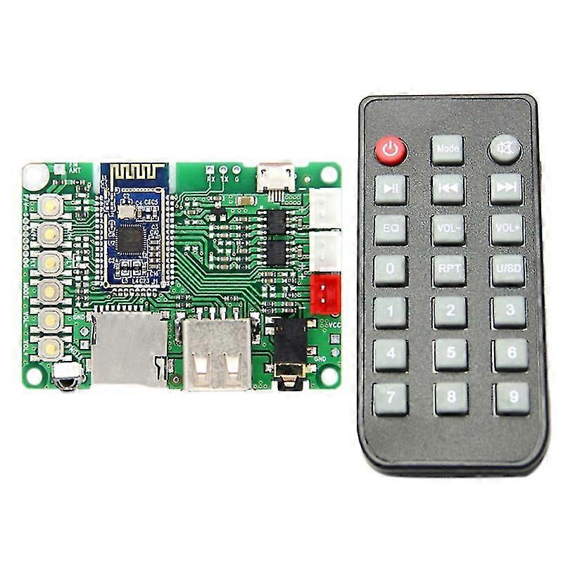 Bk3266 Bluetooth 5.0 Eindversterker Module Stereo Tx Rx Module Aux Input Ondersteuning U-disk Tf Kaart Ir