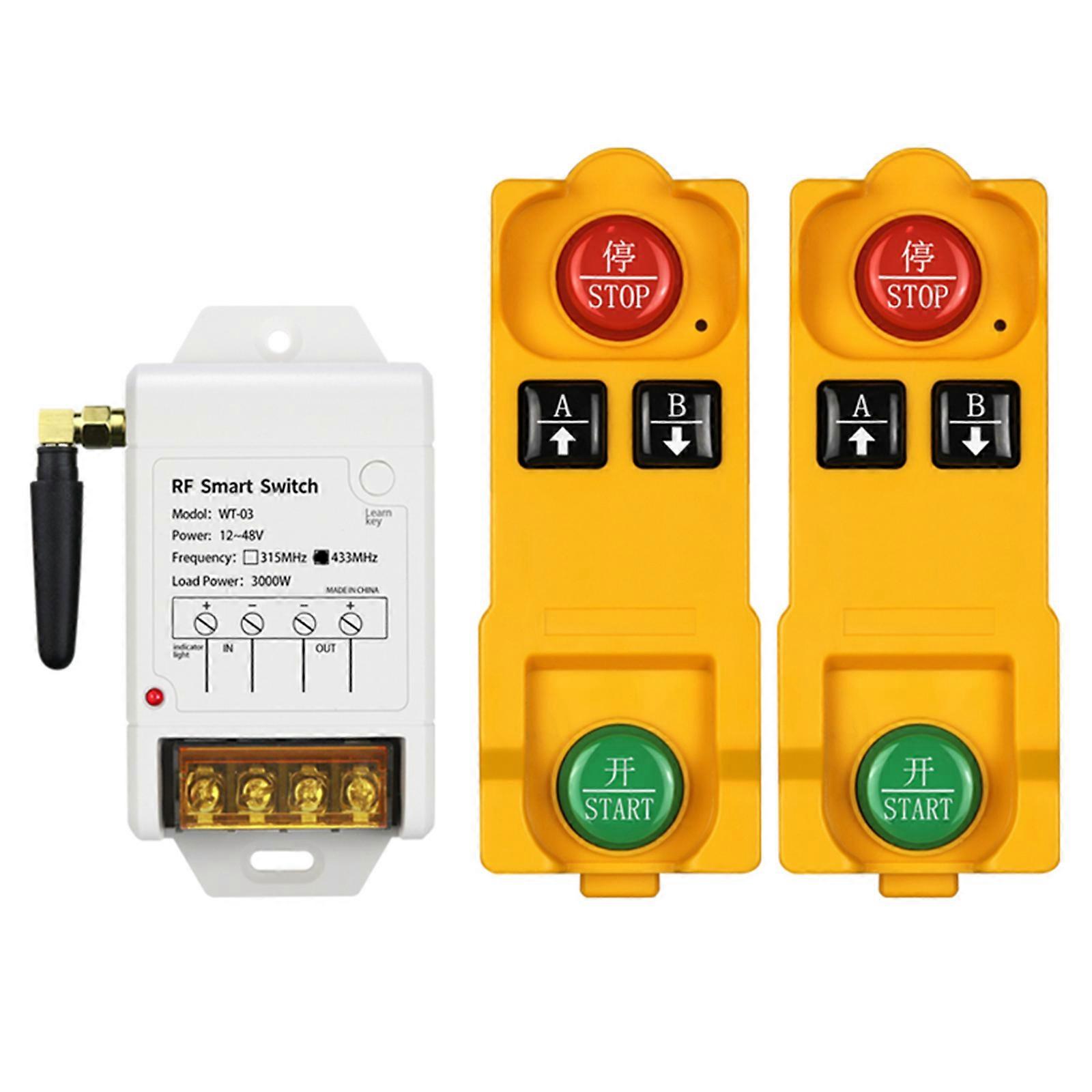 220V Wireless Remote Switch 4 Channel Multi-Function Remote Control Switch 315/433Mhz Transmitter Electronic Controller