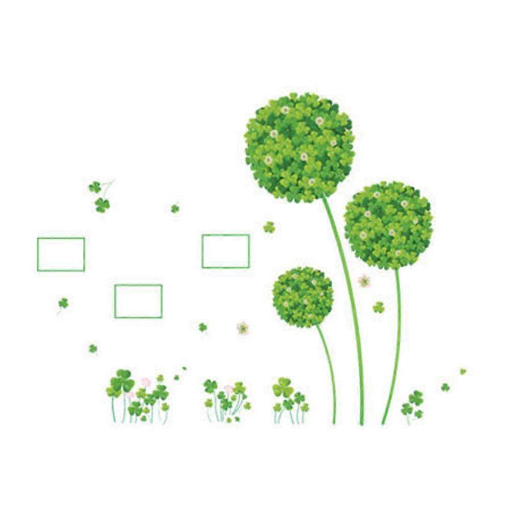 Fresh Clover Wallpaper Wall Sticker Removable