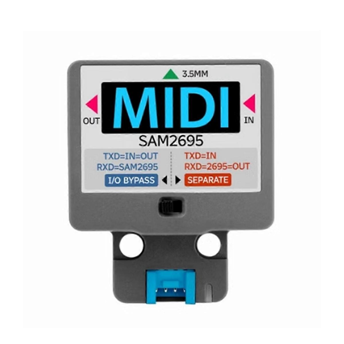 M5 Midi Unit Serial Port to Midi Unit Sam2695 Audio Processing 3.5 Interface for M5 Atom Ai Voice Recognition Systems