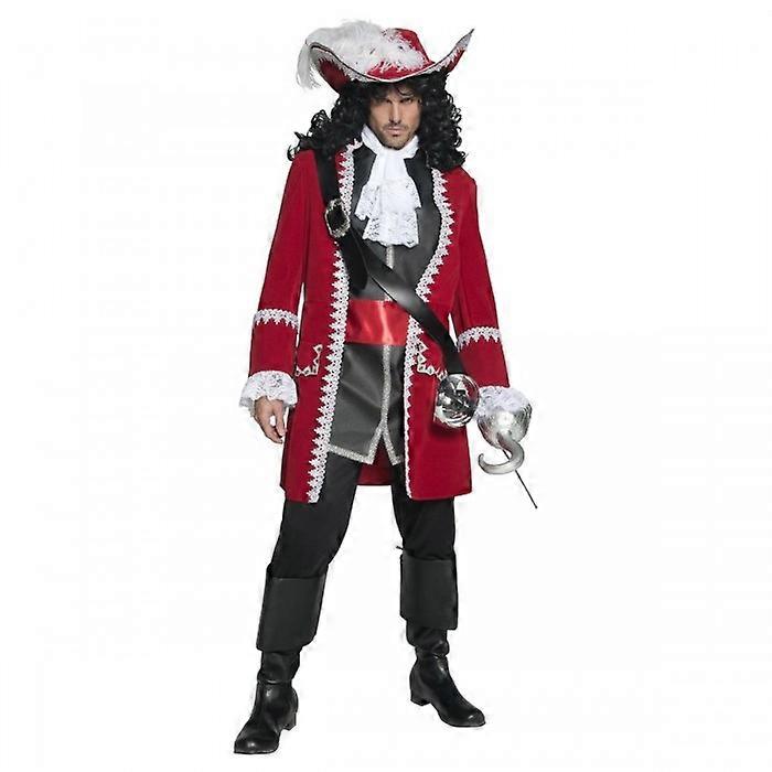 Smiffys Mens Deluxe Authentic Pirate Captain Costume Set
