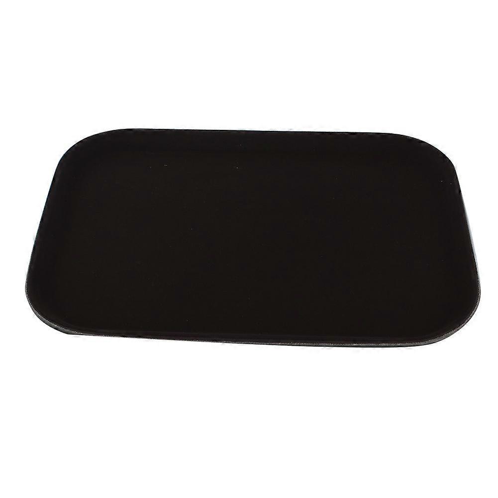 Coffee Rectangular Plastic Tray Tea Food Serving Tray for Restaurant Home Hotel (V1216)