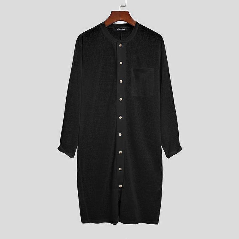 INCERUN Men Long Sleeve Mesh Sheer Thin Leotard  Pajamas Jumpsuit Homewear Brief Romper Underwear