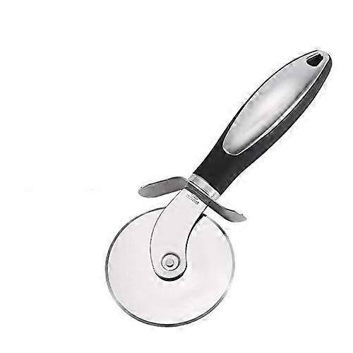Stainless Steel Pizza Cutter Wheel with Ergonomic Handle, Dishwasher Safe, Sharp Slicer for Easy Pizza Cutting