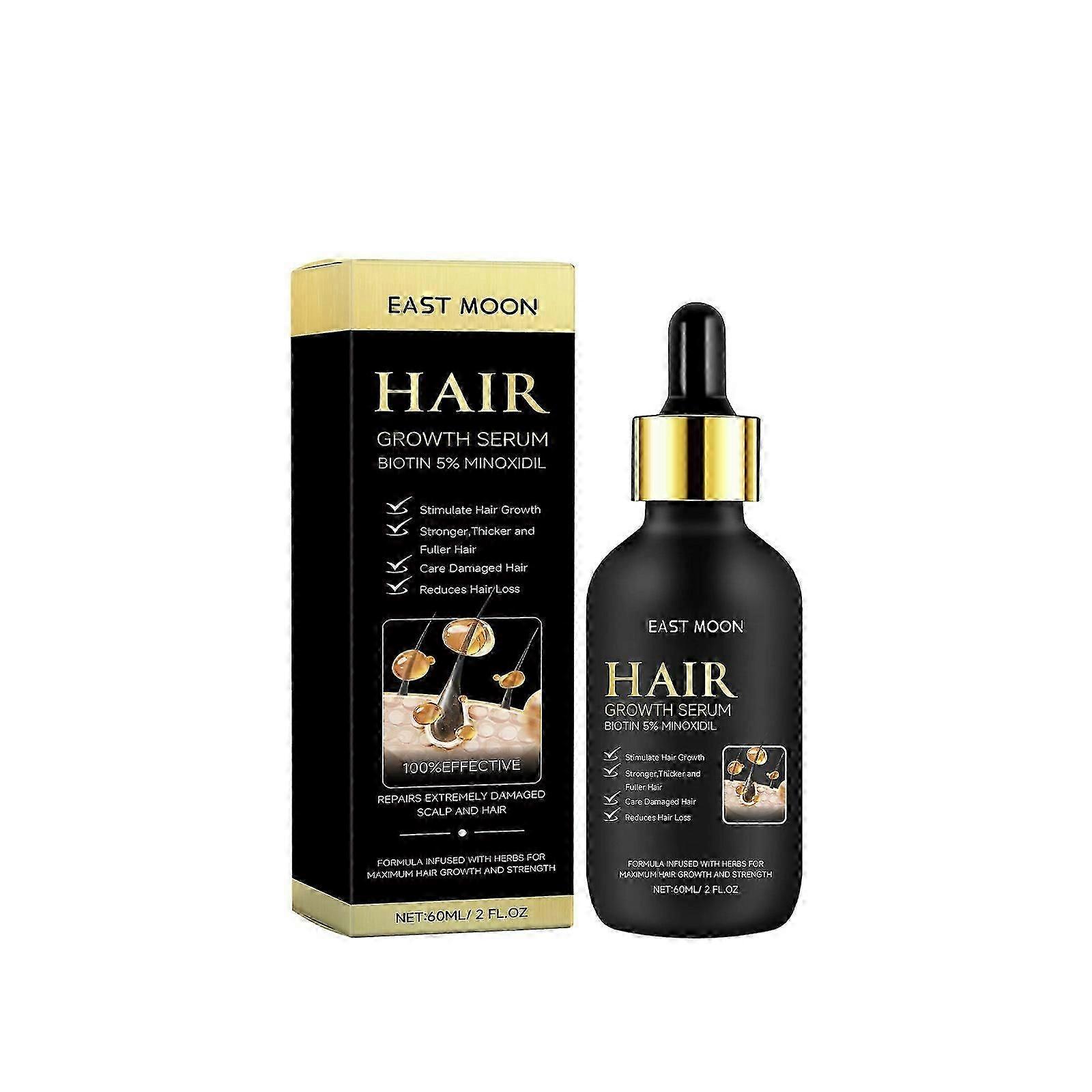East Moon Beard Hair Care Solution Ανδρική Γενειάδα Μαλλιά Θρεπτική Λύση Φροντίδας Γενειάδας -