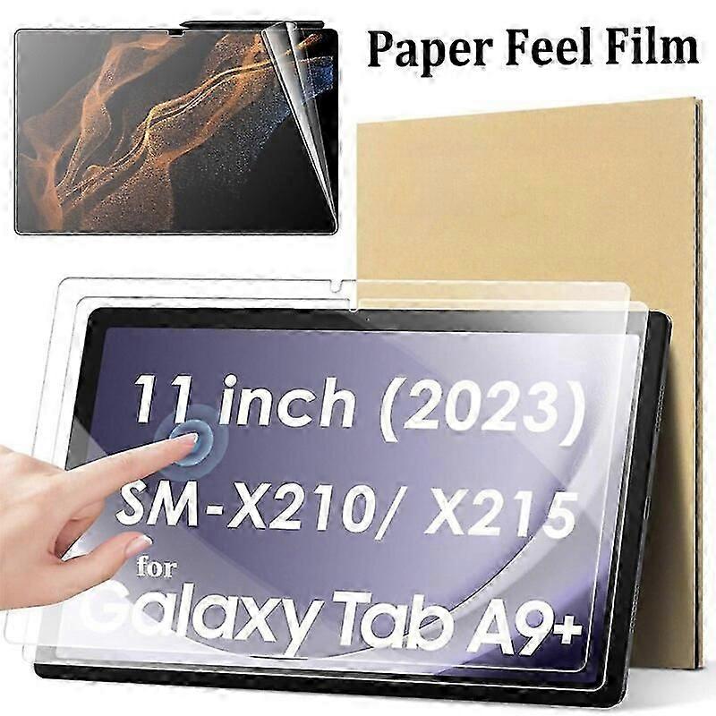 For Samsung Galaxy Tab A9/a9 Plus Sm-x210 X215 11in Paper Feel Screen Protector Tablet A9+ Anti-scatch Matte Protective Film Screen Protectors