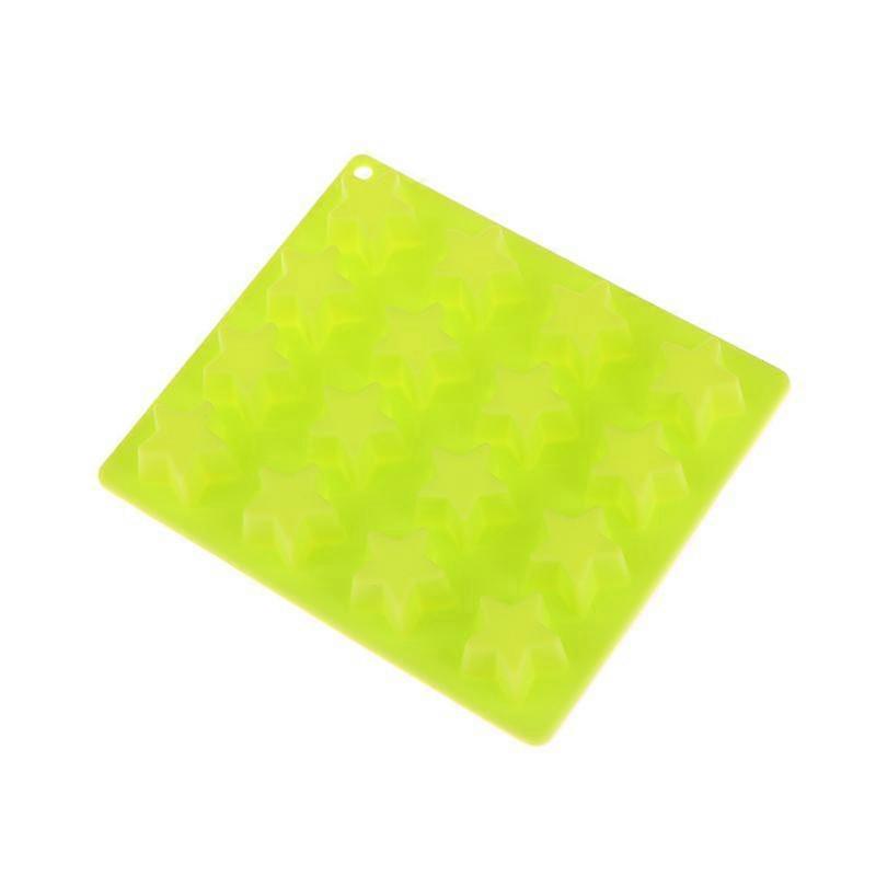 1Pc 16 Lattice Star Ice Cream Lattice Five Pointed Star Silicone Ice Cream Cake Mold Ice Cubes Diy Kitchen Baking Mold