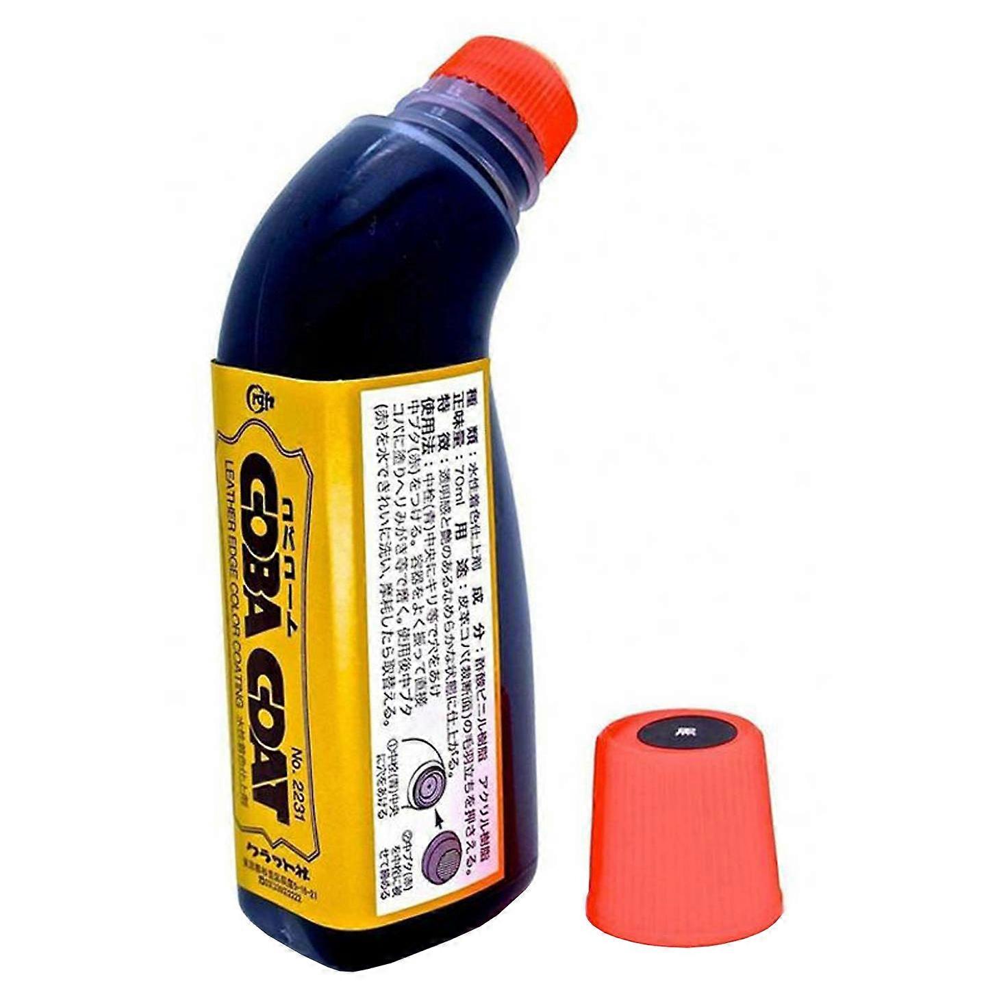 Craft Sha Leathercraft Dye 70ml Black Coba Coat Leather Edge Color Coating