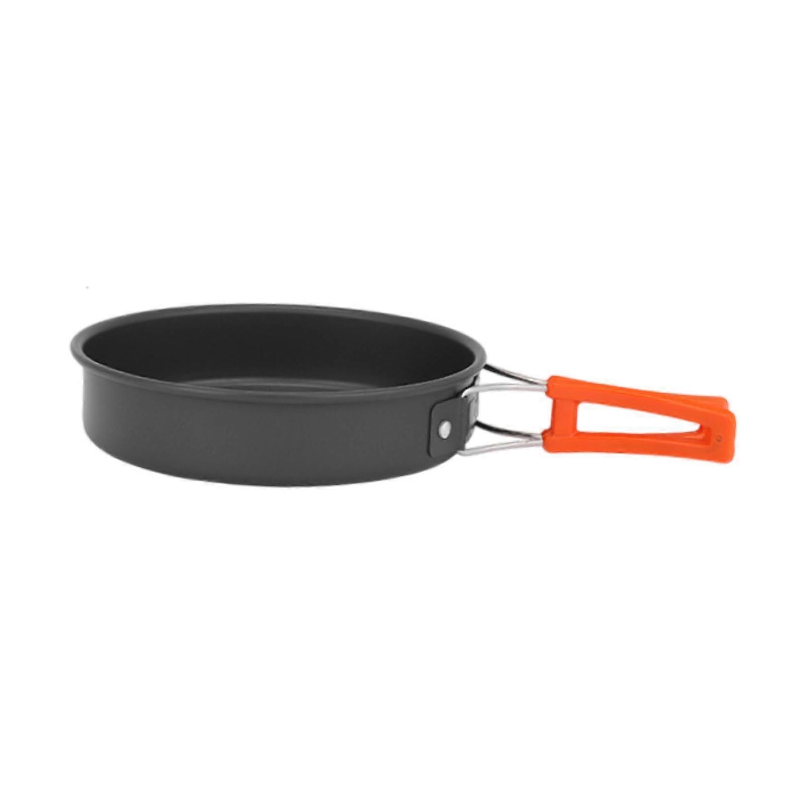 Frying Pan Camping Skillet Folding Handle Portable Cooking Pot Non-stick Frying