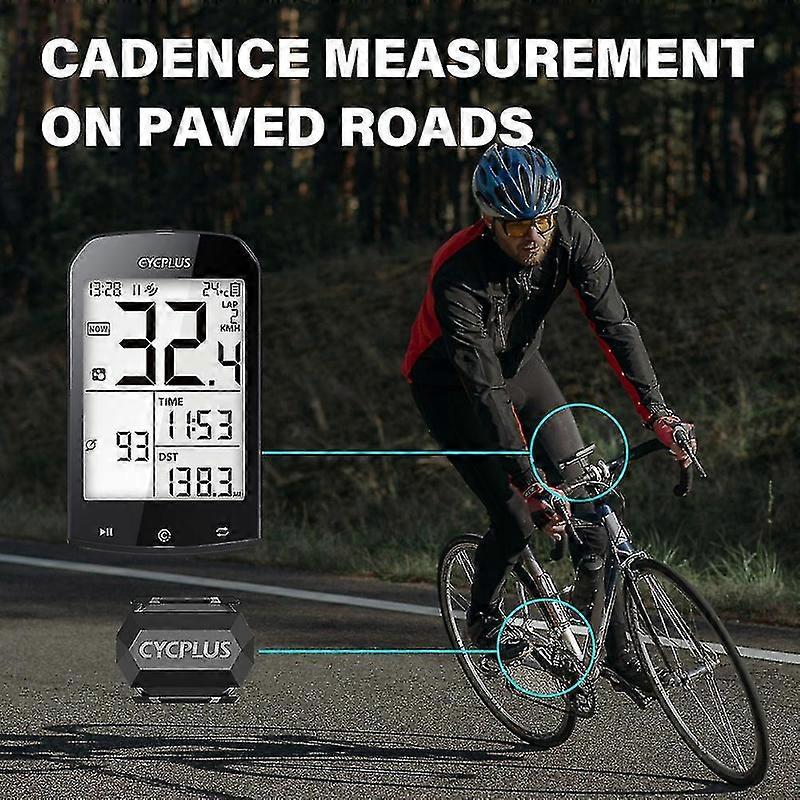 Cycplus M1 Bike Accessories Gps Bicycle Computer Cycling Speedometer Bluetooth 4.5 Ant+ Ciclismo Power Meter way Compatible Garmin Zwiftluminous Gauge