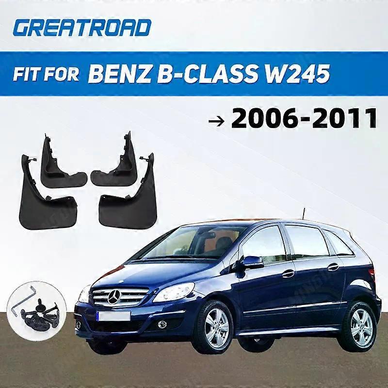 unique Accessories Mud Flaps For Benz B Class B-Class W245 2006-2011 Mudflaps Splash Guards Front Rear Mudguards 2010 2009 2008 2007