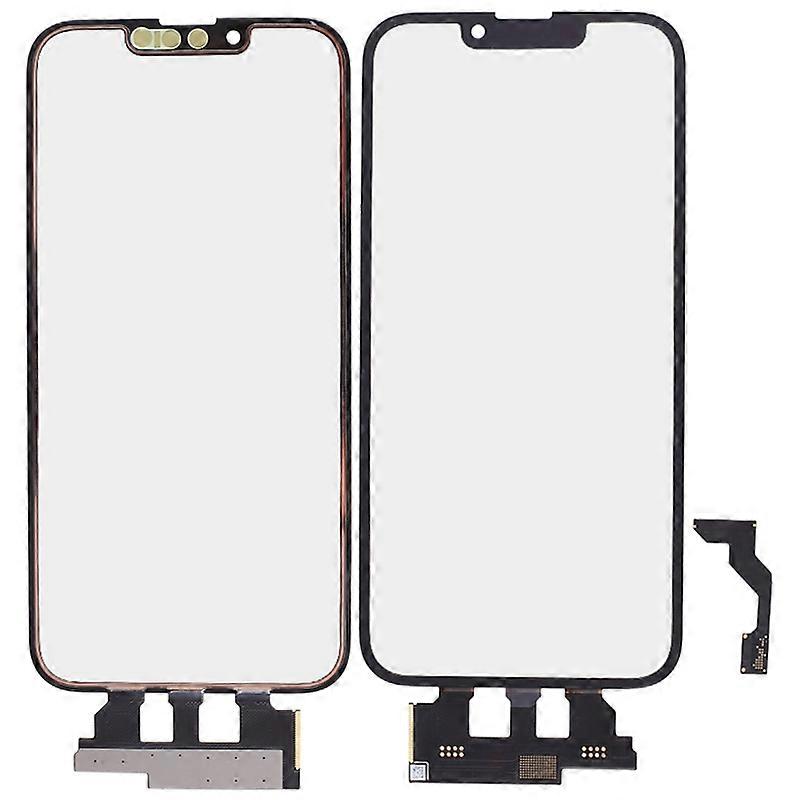 For iPhone 13 Front Screen Glass Lens Replacement Part (without Logo)