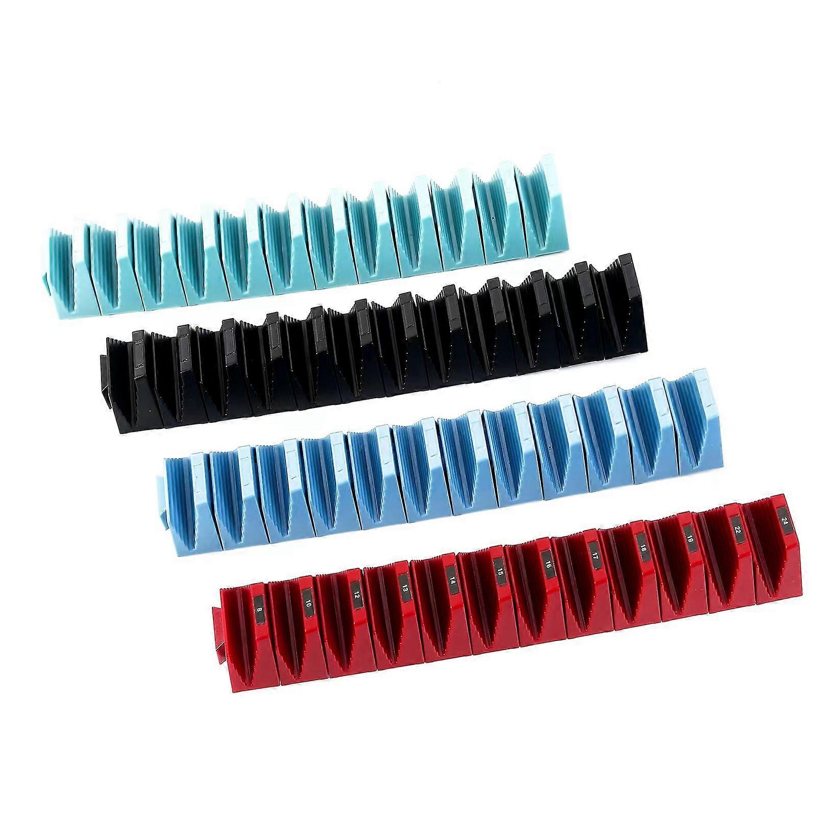 12pcs Modular Wrench Organizer Rack Space-Saving Plastic Tool Holder For Wrench Storage Ideal For Garage Workshop