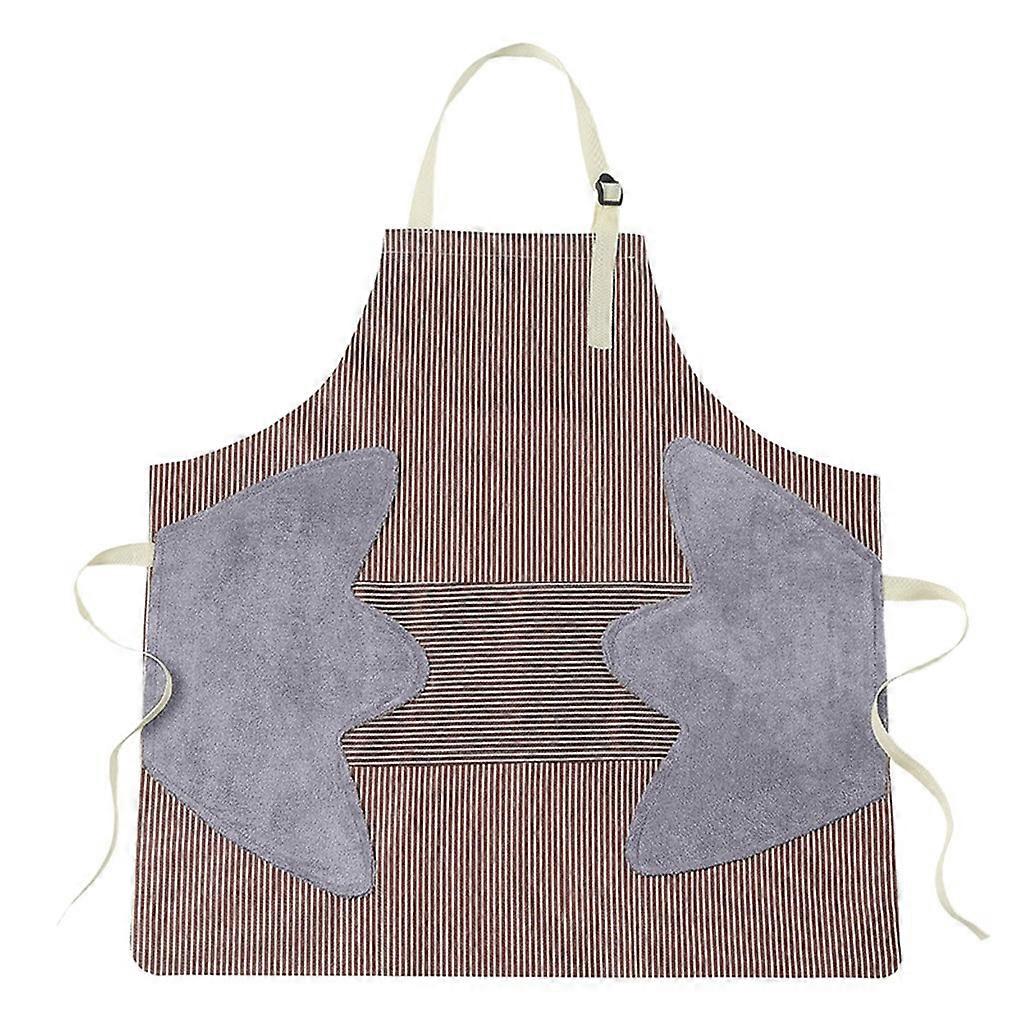 Strip Apron Home Kitchen Cooking Wipe Hands Pocket Chef Gift