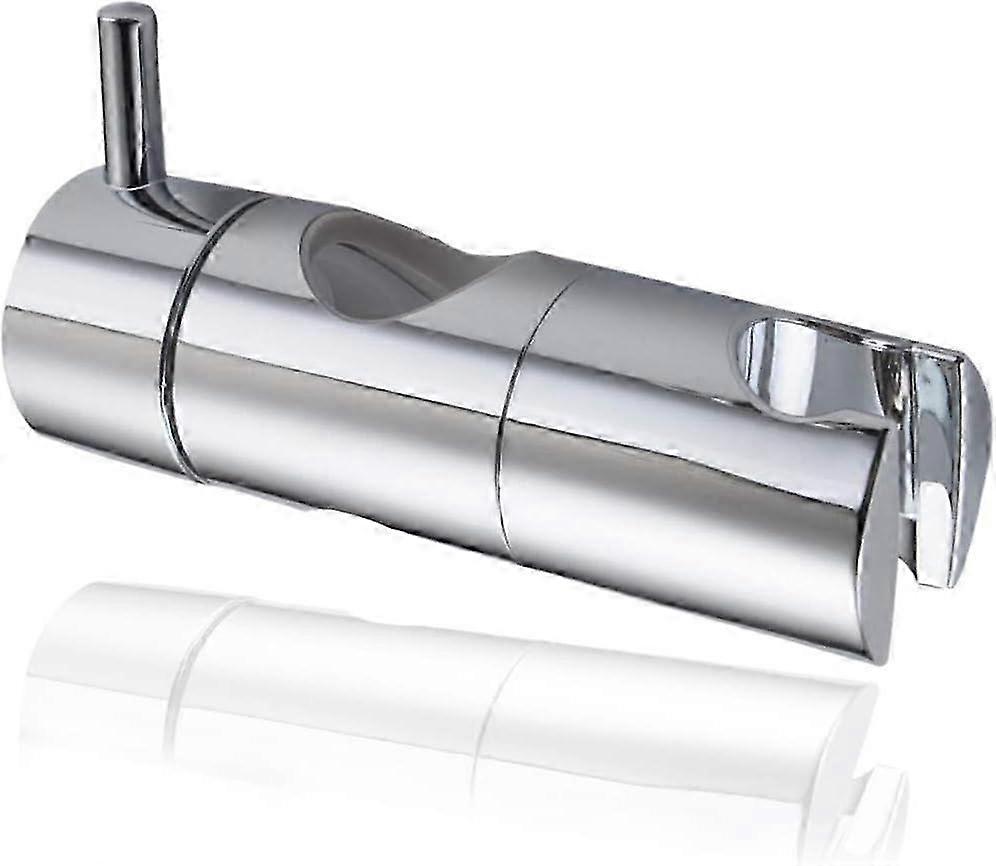 Adjustable Shower Head Holder Bracket with Wall Mount, Slide Clamp Replacement, Chrome-Plated Design