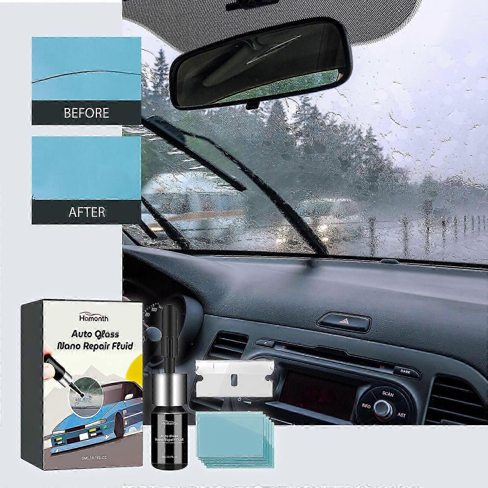 Car Windshield Crack Repair Kit, Auto Glass Nano Repair Fluid For Car, Window Glass Liquid Repair Set, Crack Repairing For Car