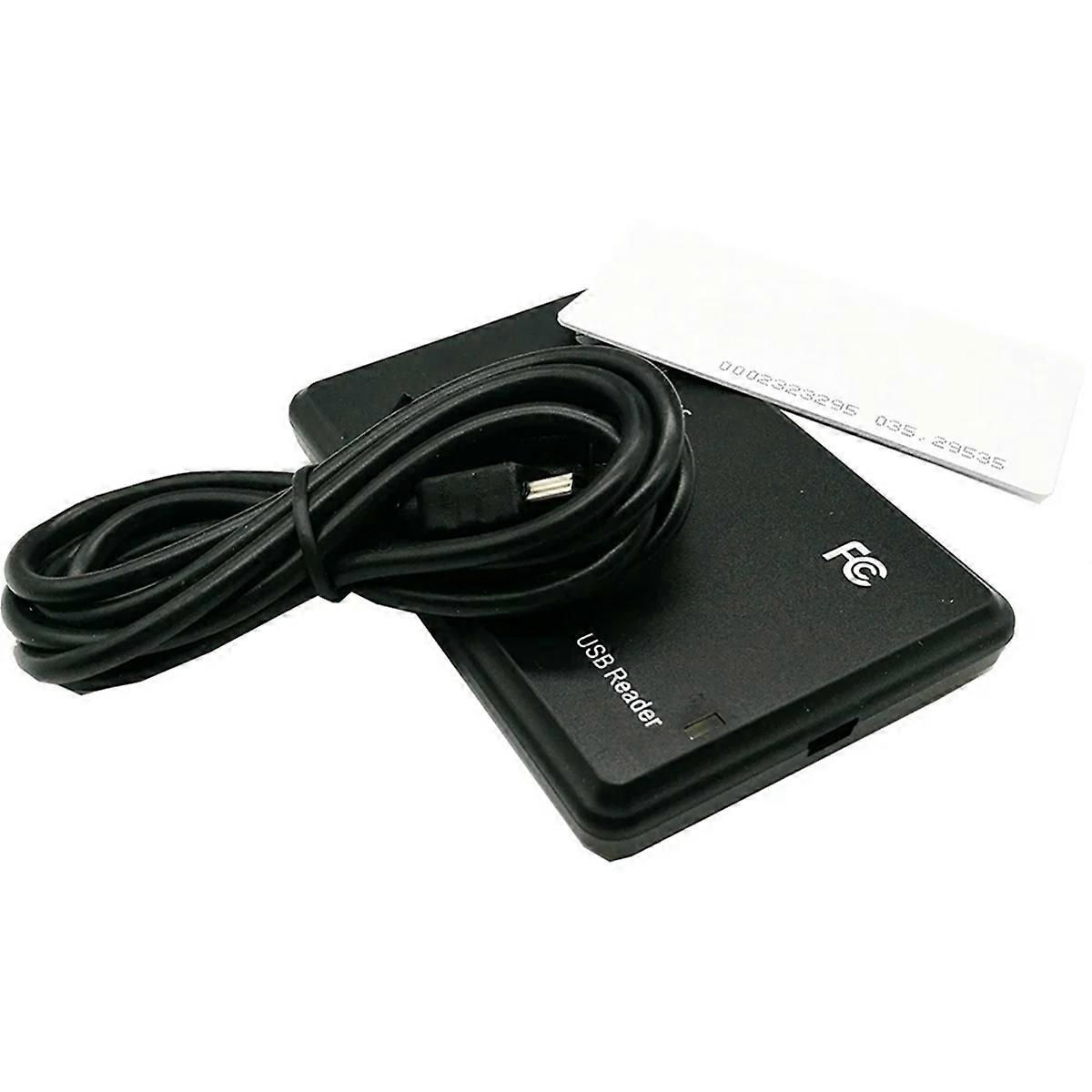 RFID Smart Card Reader with USB Port, 13.56MHz IC Card, Contactless Sensitivity, Support Window Syst
