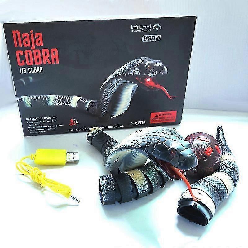 Rattle Snake Toy Realistic Rechargeable Rattlesnake With Remote Control Horror Tricky Desktop Party Game High quality