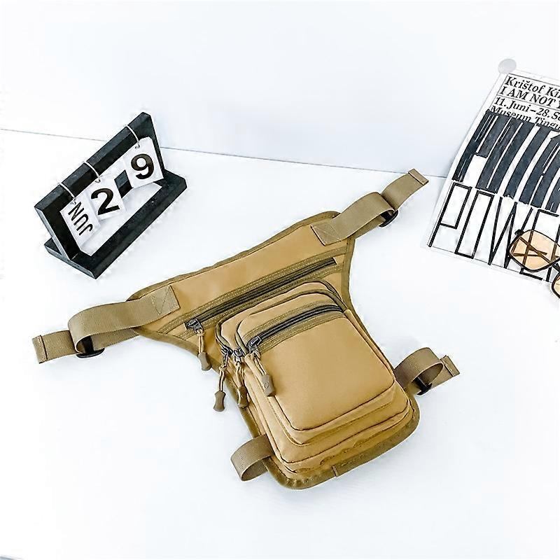 야외 오토바이 승마 허리 및 다리 가방 남자 멀티 구획 허리 팩