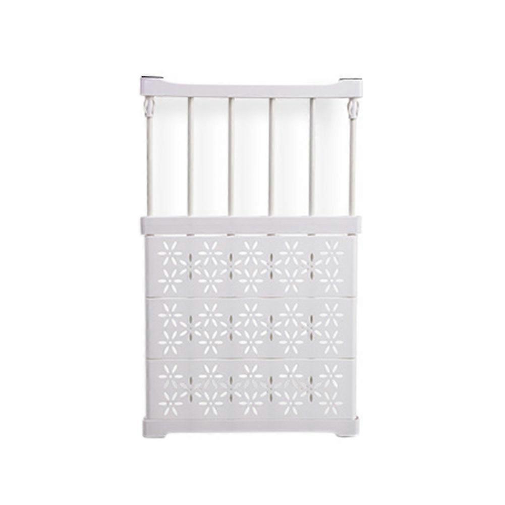 Adjustable Kitchen Wardrobe Storage Shelves Clothing Closet -F
