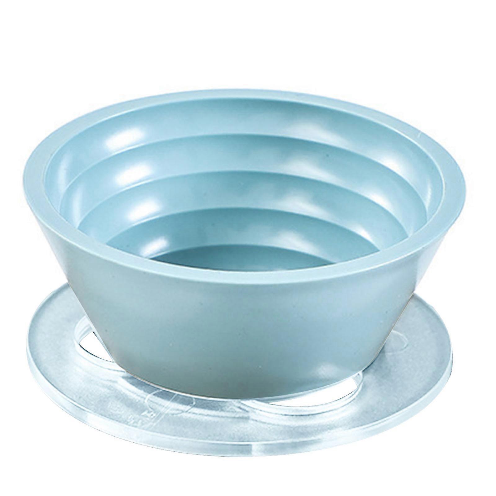 Pour Over Coffee Dripper Slow Drip Paperless Coffee Filter Pour Over Coffee Maker for Brew Manual Reusable Cone Filter  Blue