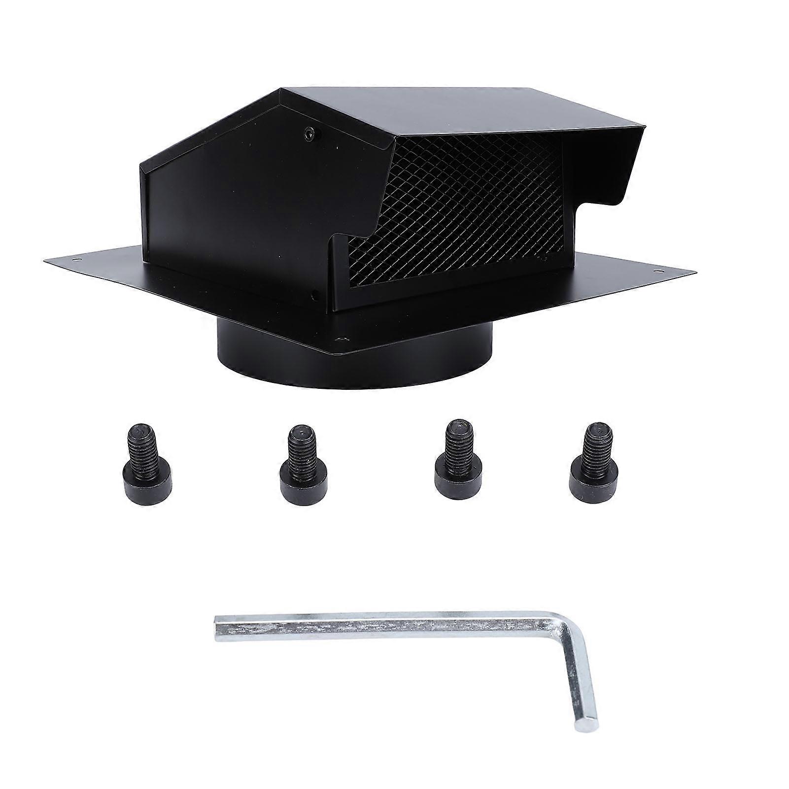 8 inch Professional Roof Vent Grilles Rain and Snow Resistant with Damper for Home Ventilation System