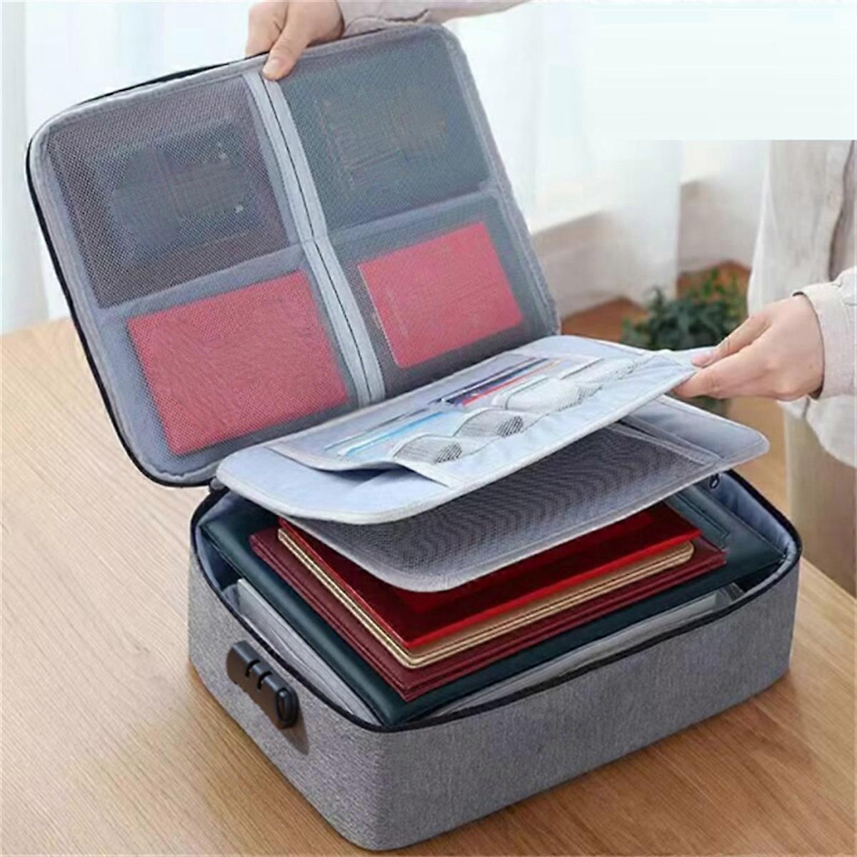 Document Storage Bag Files Card Folder Holder Tool Case Handbag