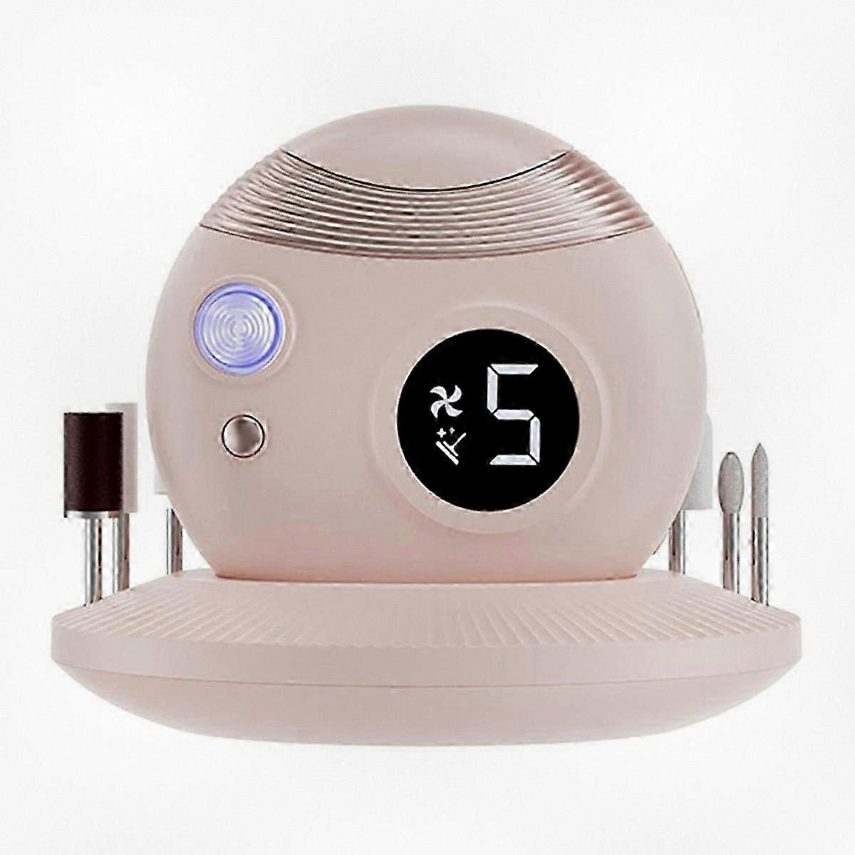 Automatic Electric Nail Trimmer with Light for Easy Grooming - Pink