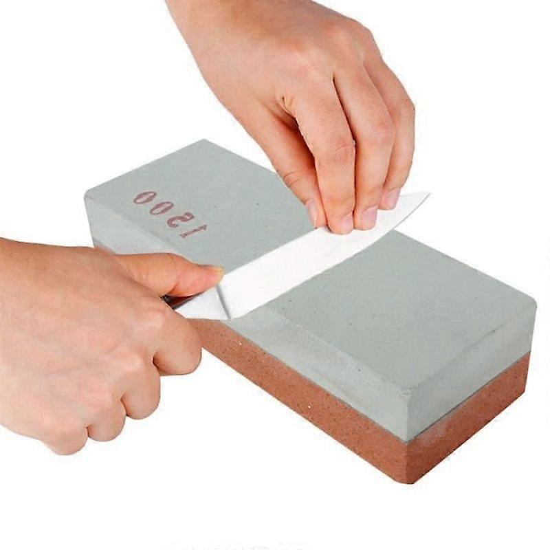 Sharpening Stone Knife Sharpener Double Sided 10*35*25cm 400+1500
