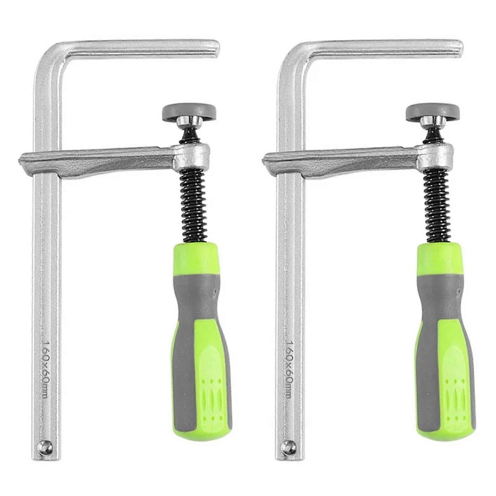2pcs Quick Adjust Screw Handle Track Saw Rail Clamps for MFT Table Woodworking Tools, Compatible with Rail Track Saw