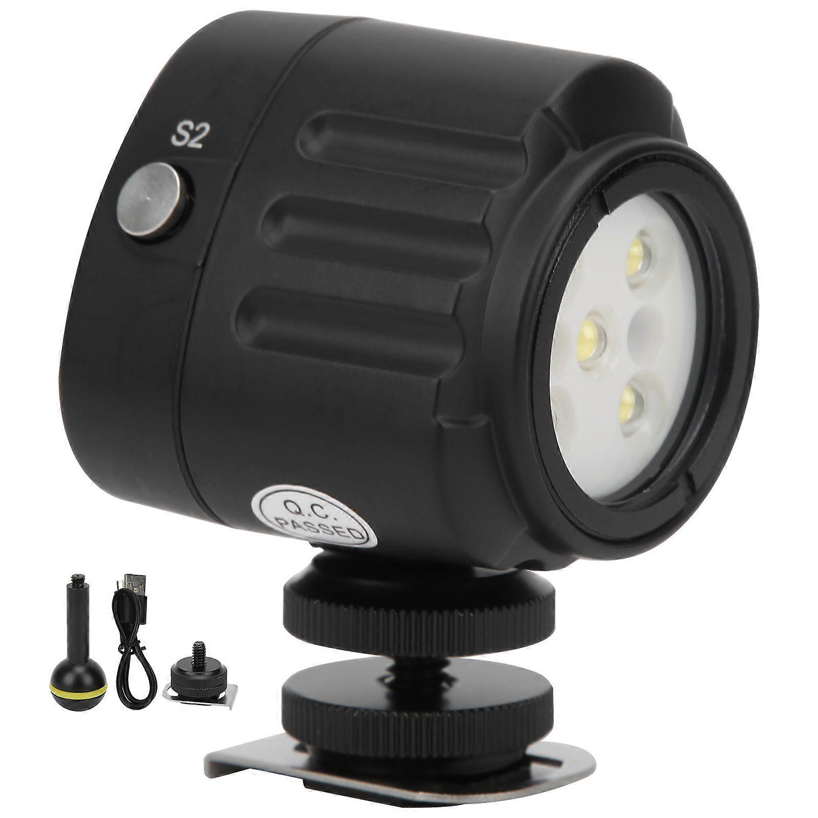 Diving LED Fill Light, 7500K, Mini, Underwater, Camera, Video Light
