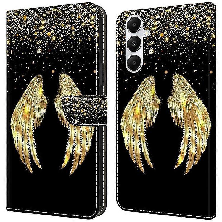 Compatible For Samsung Galaxy A55 5G Magnetic Case 3D Pattern Printing Card Holder Phone Cover