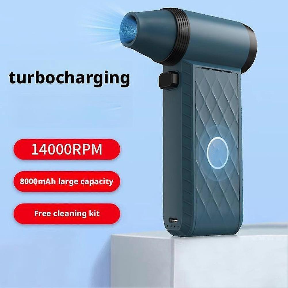 Ισχυρός ανεμιστήρας 4000mAh με φυσητήρα υψηλής ταχύτητας και μίνι ανεμιστήρας Turbo-Jet