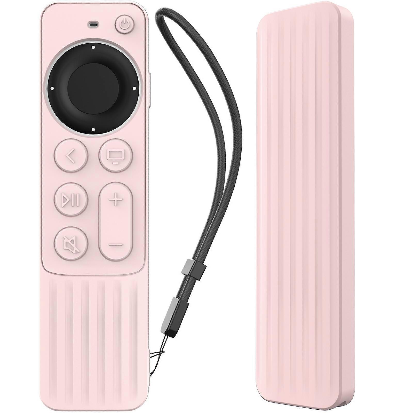 For Apple TV Siri Remote 2/3 AhaStyle PT166 Remote Controller Silicone Protective Case Striped Non-Slip Anti-Drop Cover